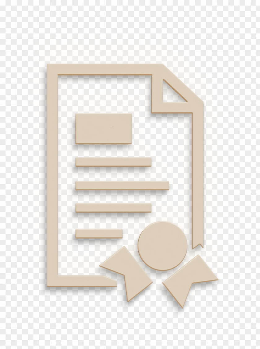 Academic 1 Icon Document Diploma Of Vertical Design PNG