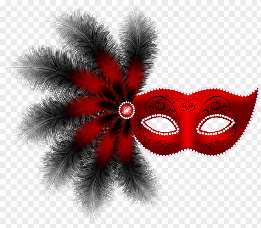 Animation Masque Mask Red Costume Fur Accessory PNG