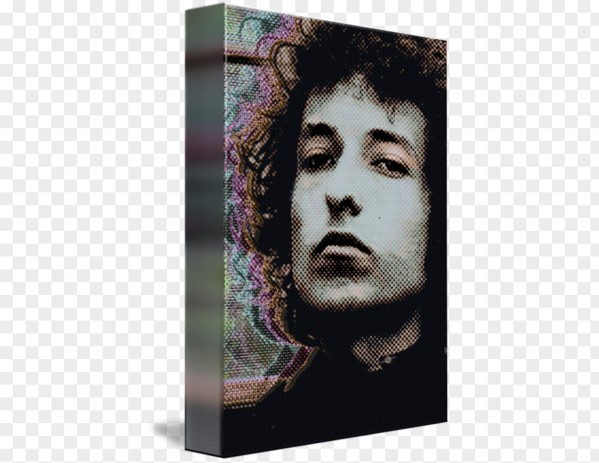 Bob Dylan Portrait Art Poster PNG