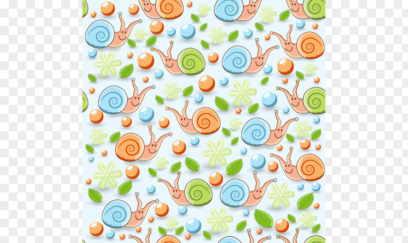 Color Printing Snail Euclidean Vector Illustration PNG