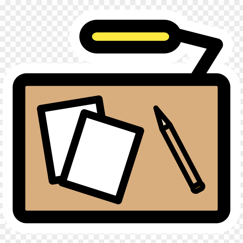 Desk Theme Clip Art PNG