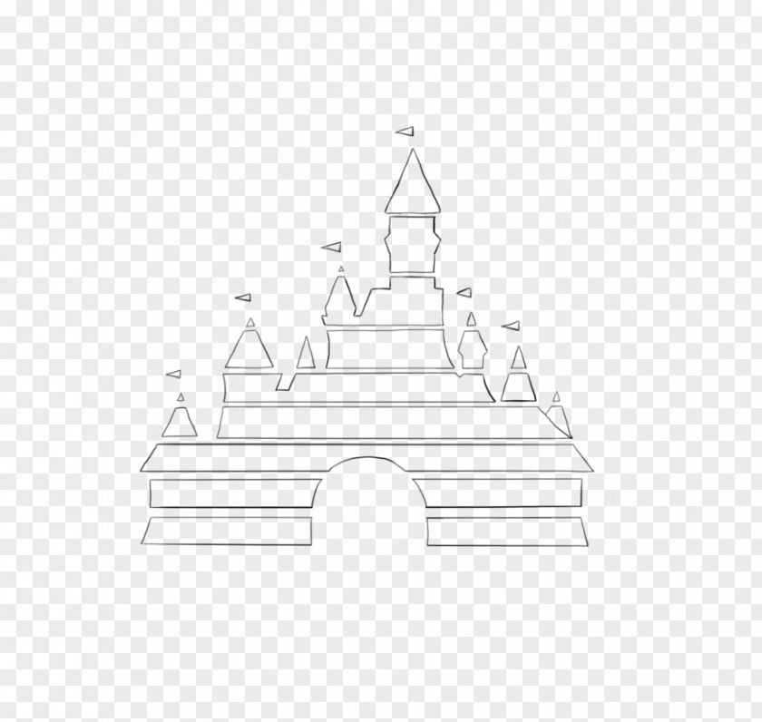 Disney Castle Black And White Monochrome Photography PNG
