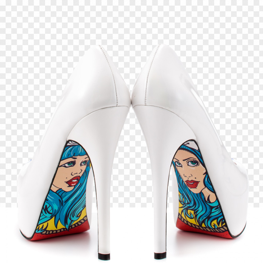 Girly Anchors Aweigh Stiletto Heel High-heeled Shoe Sandal PNG