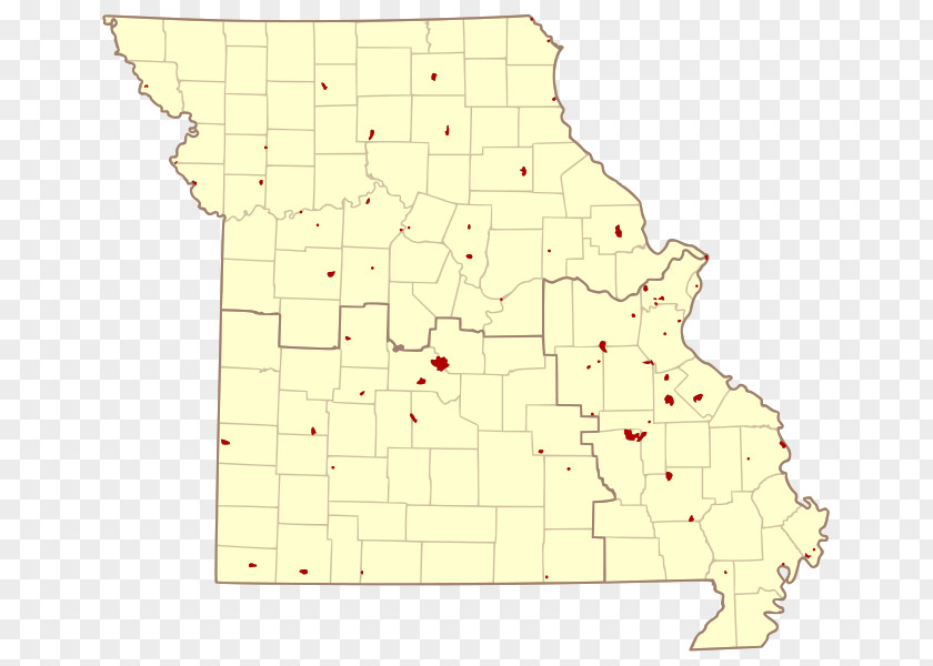 Map Missouri Department Of Natural Resources Park District PNG