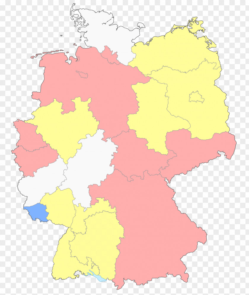 Map States Of Germany Lower Saxony Berlin Vector Graphics PNG