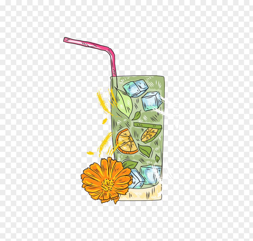 Chrysanthemum Iced Lemon Soft Drink Lemonsoda Carbonated Water Lemonade PNG