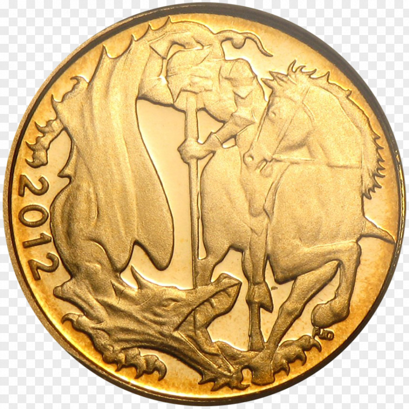 Coin Gold Medal Obverse And Reverse Royal Mint PNG