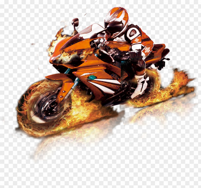 Free HD Motorcycle With A Fire To Pull Material Android TV 4K Resolution Wi-Fi Media Player PNG