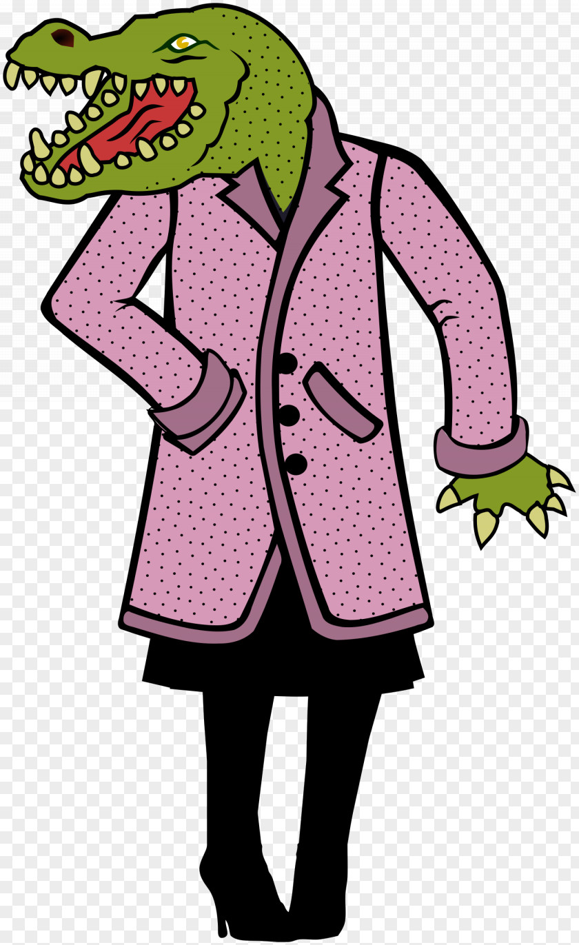 Lizard Coat Clip Art PNG