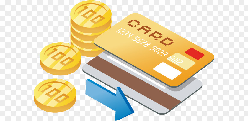 Credit Card Coins Payment Bank Cheque Icon PNG
