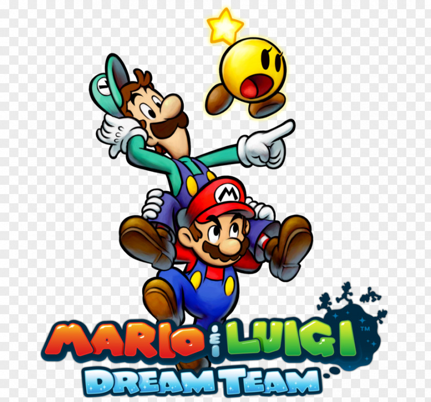 Luigi Mario & Luigi: Dream Team Superstar Saga Partners In Time PNG