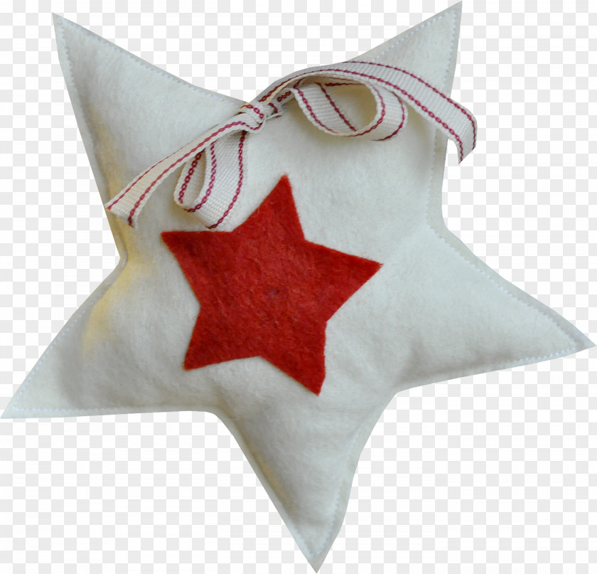 Cloth Christmas Ornament Star Of Bethlehem PNG