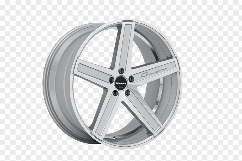 Silver Car Giovanna Wheels Rim Spoke PNG