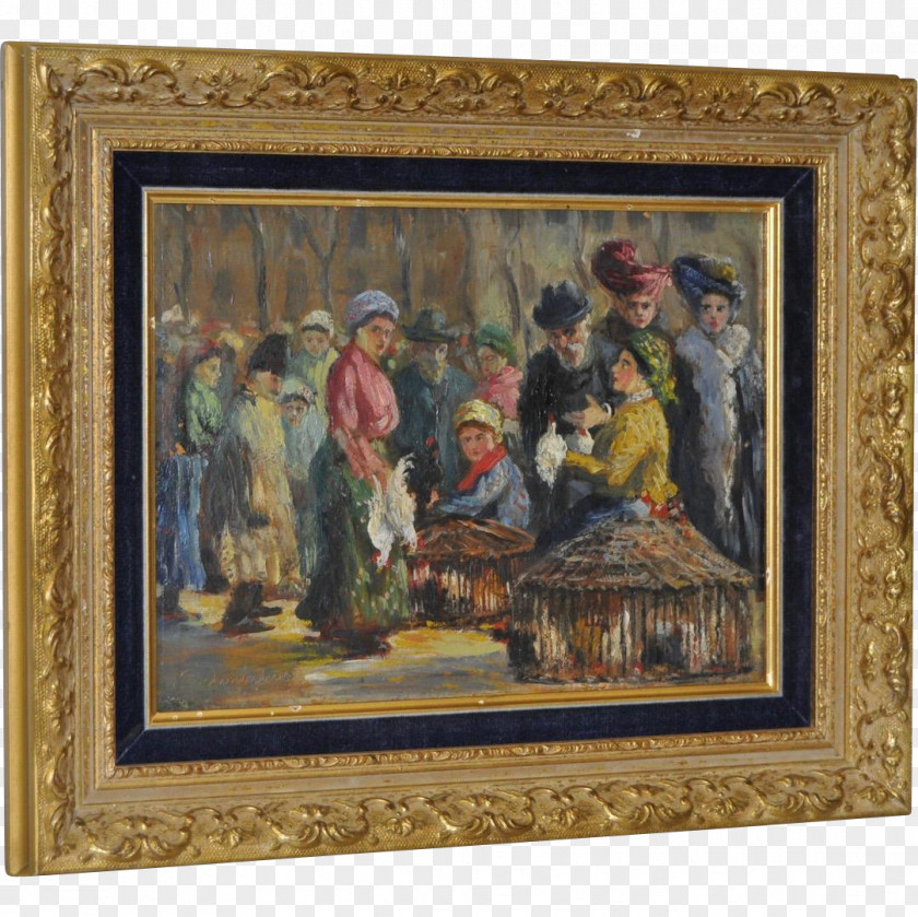 Antique Tapestry Still Life Picture Frames Image PNG