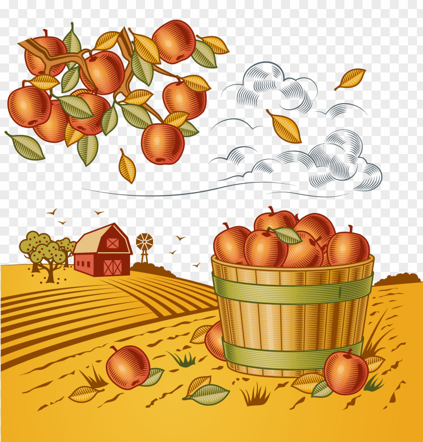 Autumn Harvest Fruit Royalty-free Clip Art PNG