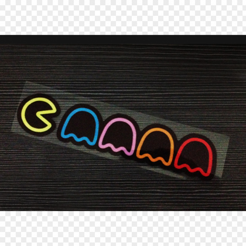 Car Pac-Man Decal Bumper Sticker PNG
