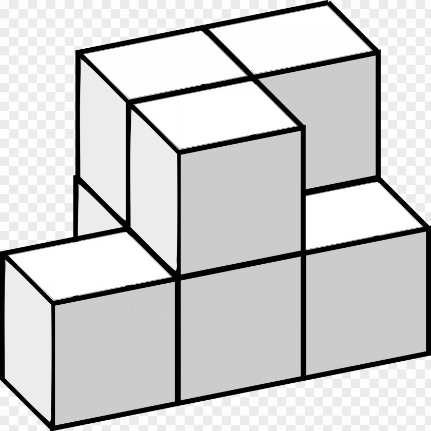 Cube 3D Tetris Jigsaw Puzzles Three-dimensional Space PNG