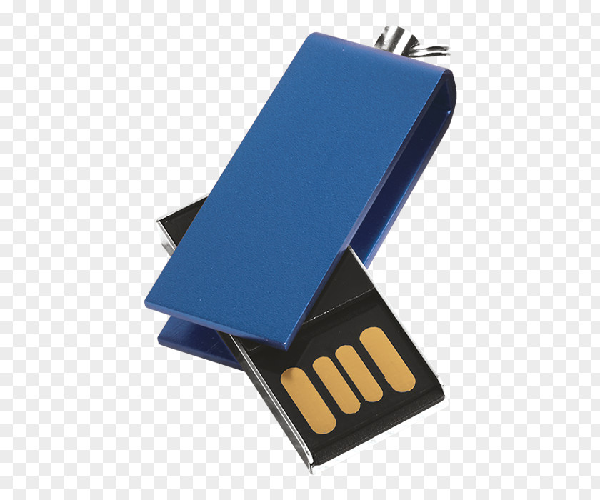 Design USB Flash Drives Cobalt Blue Data Storage PNG