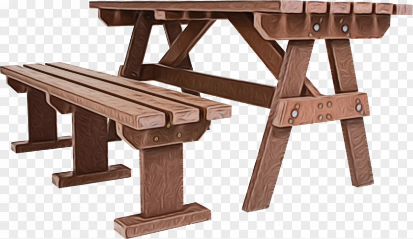 Outdoor Table Hardwood Wood PNG