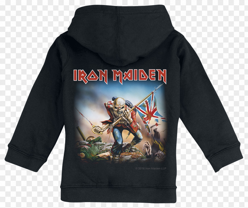 T-shirt The Trooper (Live Long Beach Arena) Iron Maiden Eddie PNG