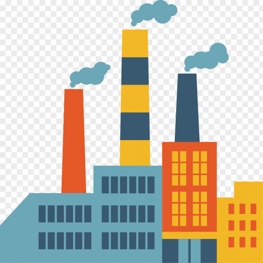 Vector Creative Icon Design Factory Chimney PNG