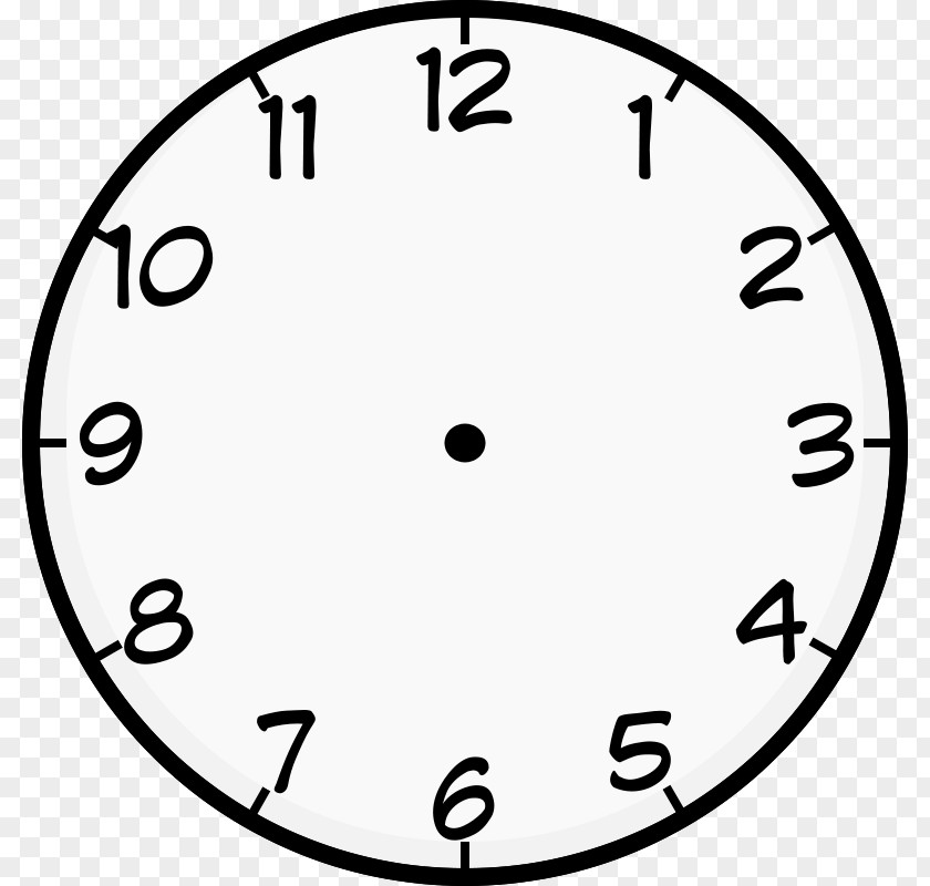 Free Clock Vector Face Digital Clip Art PNG