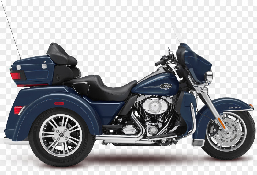 Harley-davidson Harley-Davidson Tri Glide Ultra Classic Motorcycle Street Motorized Tricycle PNG