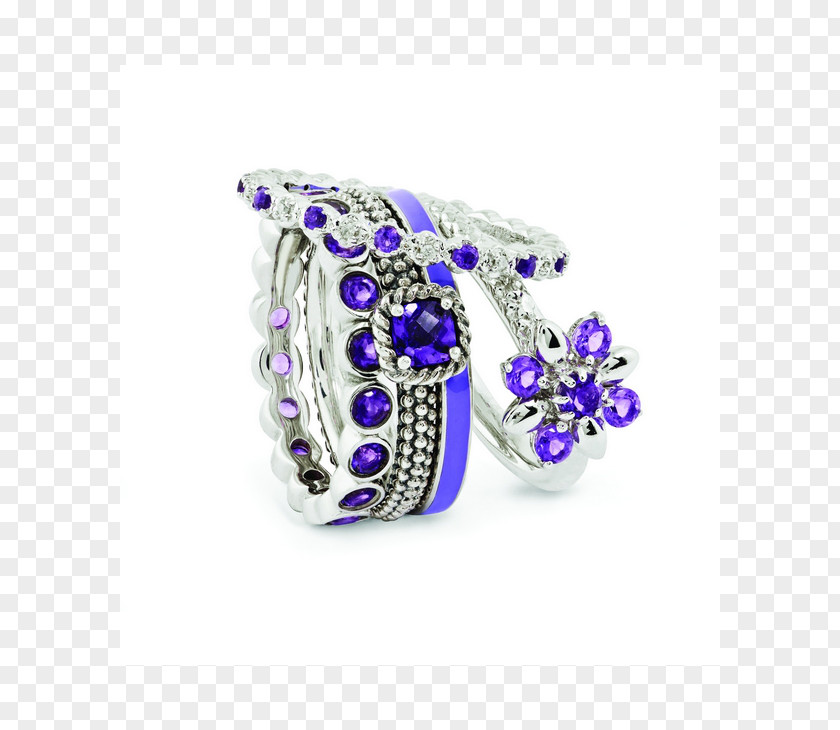 Jewellery Amethyst Silver Bling-bling Diamond PNG
