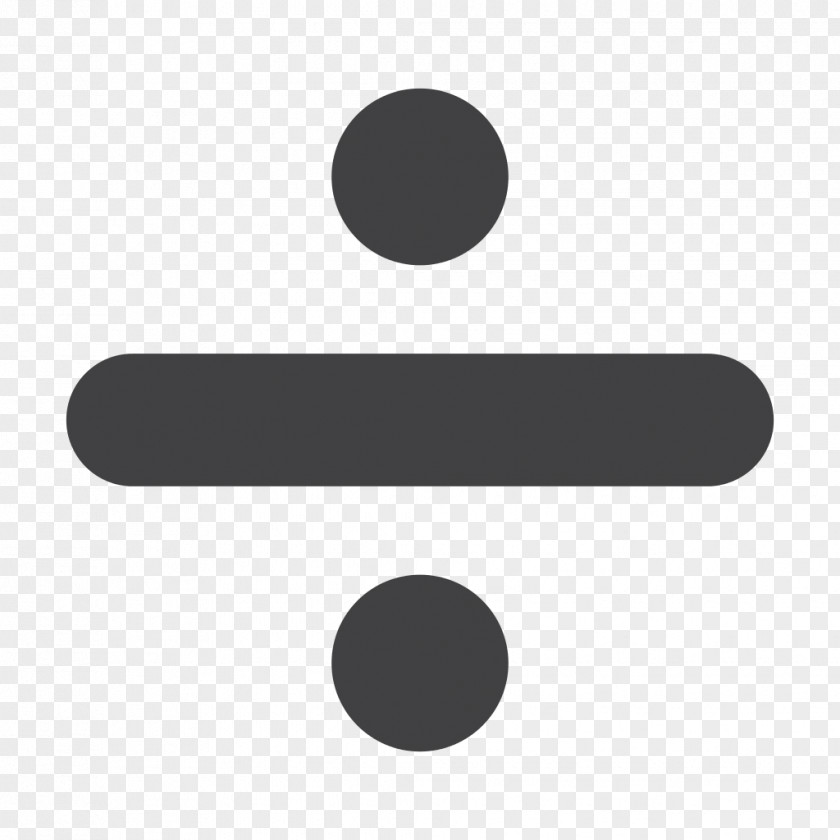 Mathematics Obelus Division Symbol Sign PNG