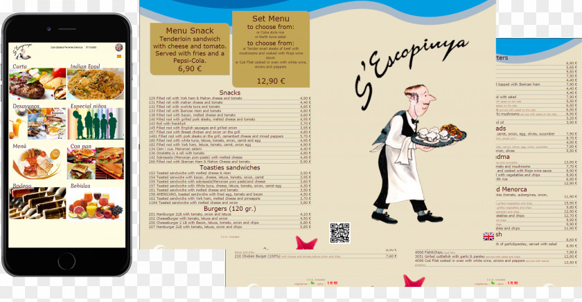 Menu Para Restaurante Graphic Design Brand Font PNG