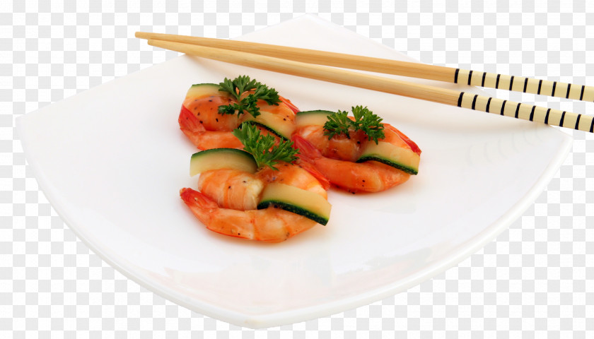 Prawn Chinese Cuisine Asian Japanese Sushi Food PNG