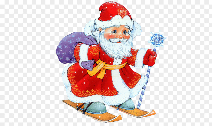 Santa Claus New Year Christmas Ded Moroz Clip Art PNG