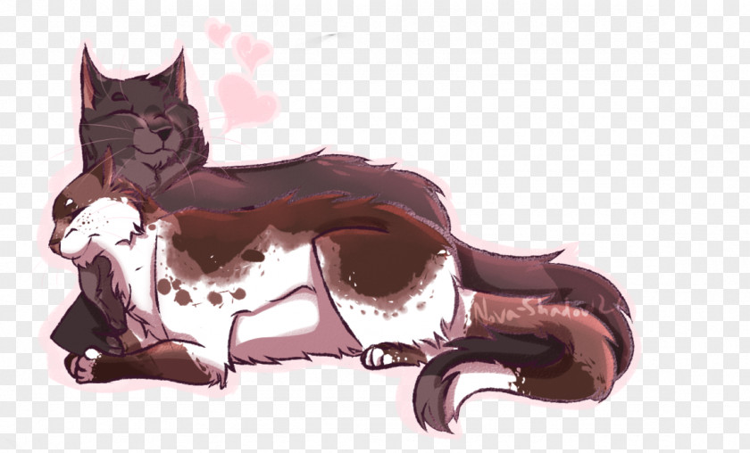 Couple Shadow Cat Warriors SkyClan's Destiny Brambleclaw Dawnflower PNG