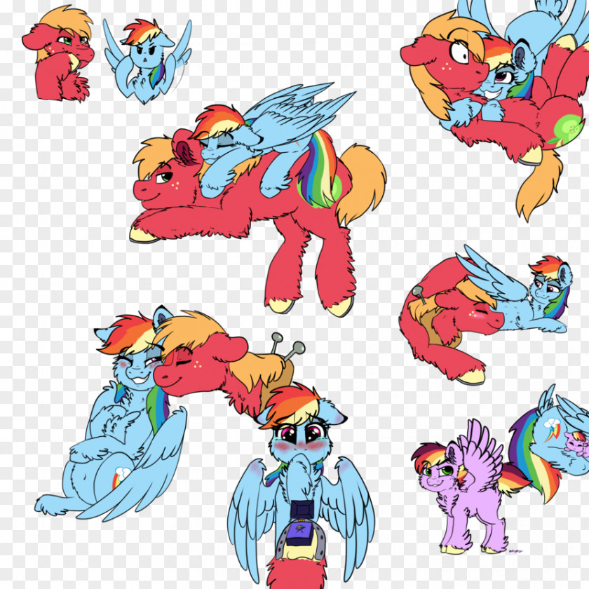 My Little Pony Rainbow Dash Pinkie Pie Applejack Rarity Big McIntosh PNG