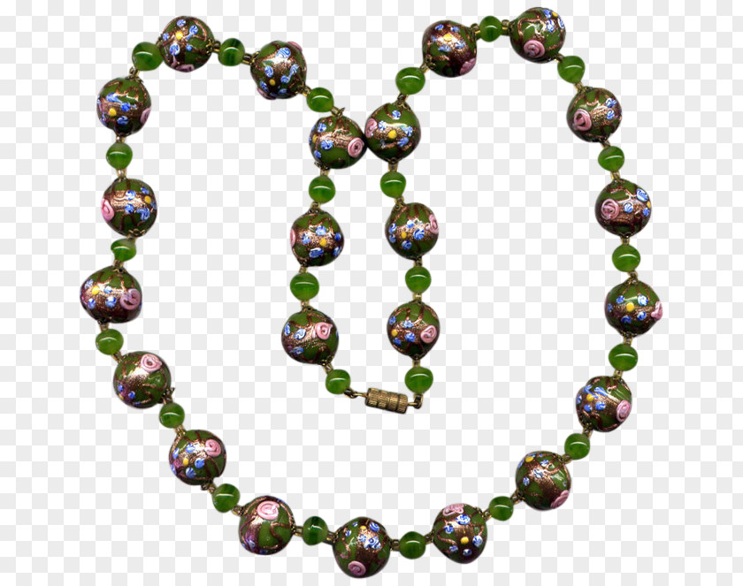 Necklace Bead Venice Gemstone Venetian Glass PNG