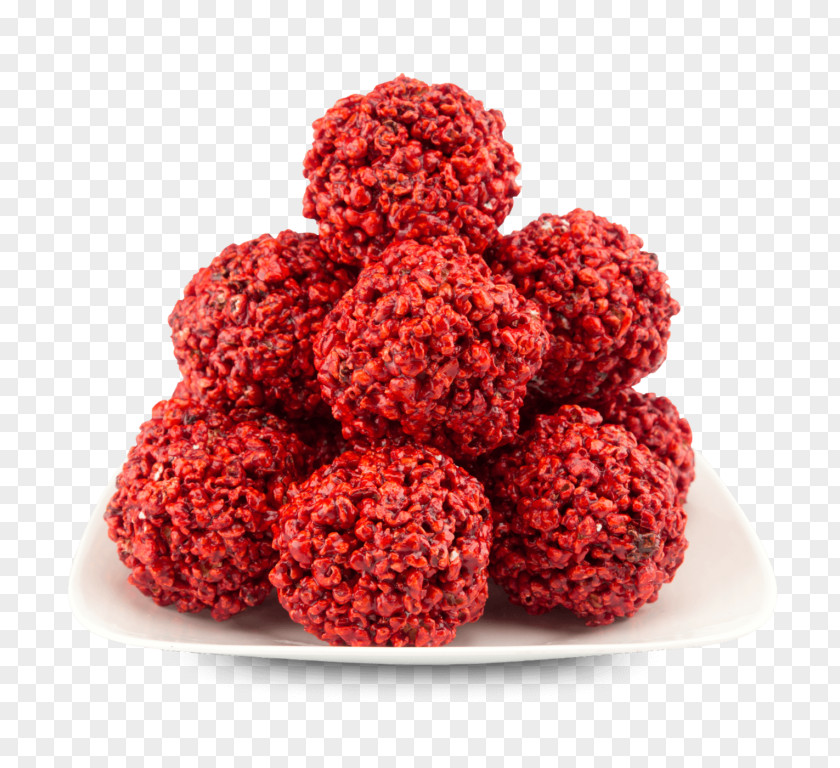 Popcorn Farmer Jon's Strawberry Chocolate Balls Vegetarian Cuisine PNG