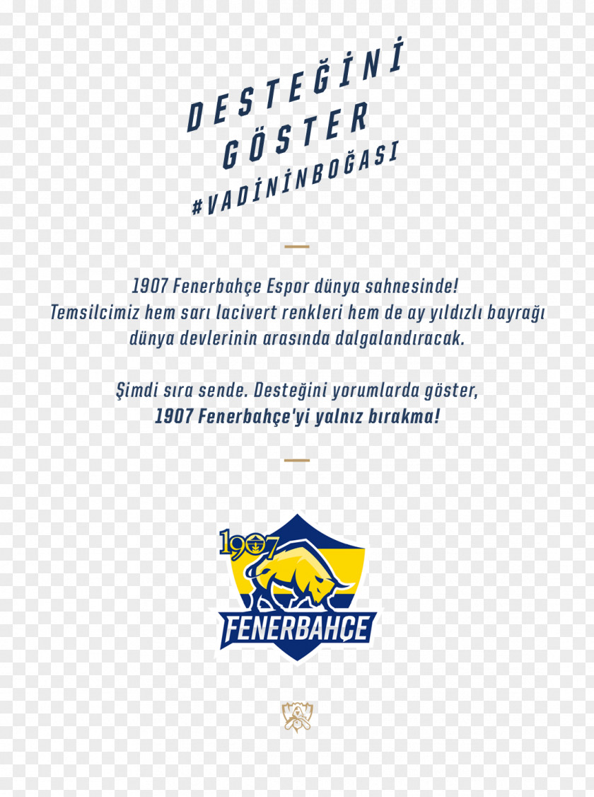 Publicity Boards Fenerbahçe S.K. 1907 ESports League Of Legends Electronic Sports Dark Passage PNG