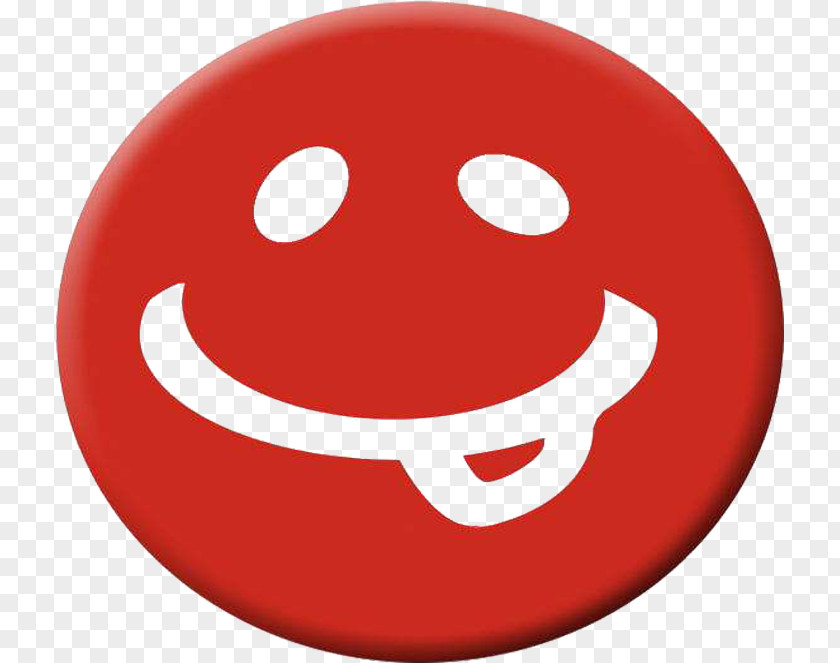Red Circle Pie Smiley Face Icon PNG