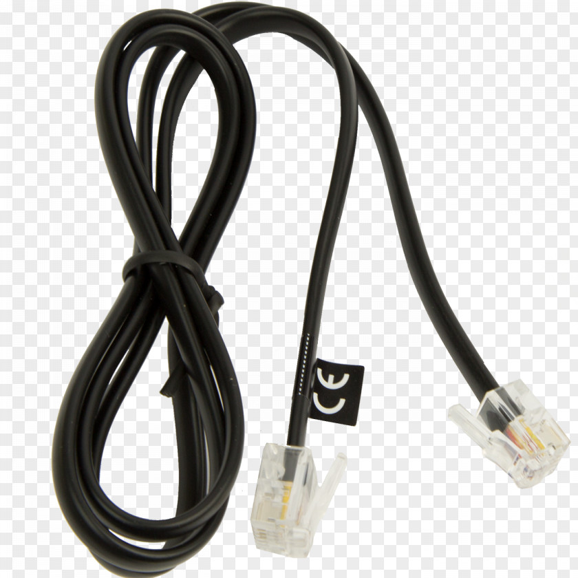 Rj9 RJ9 Jabra Electrical Cable Telephone Headset PNG