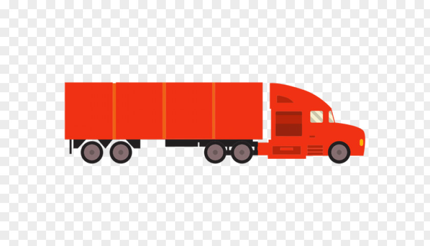 Transport Vehicle Truck Trailer PNG