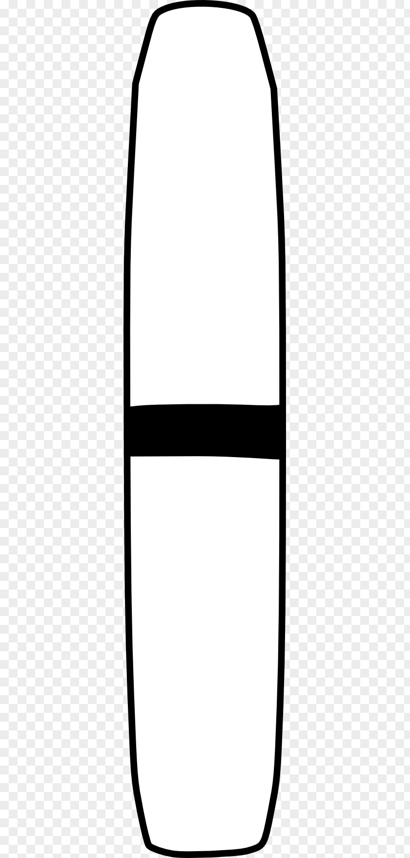 Bowling Pin Clipart White Black Clip Art PNG