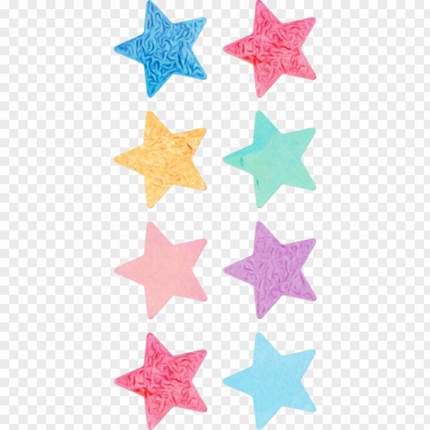 Confetti Star Cartoon PNG