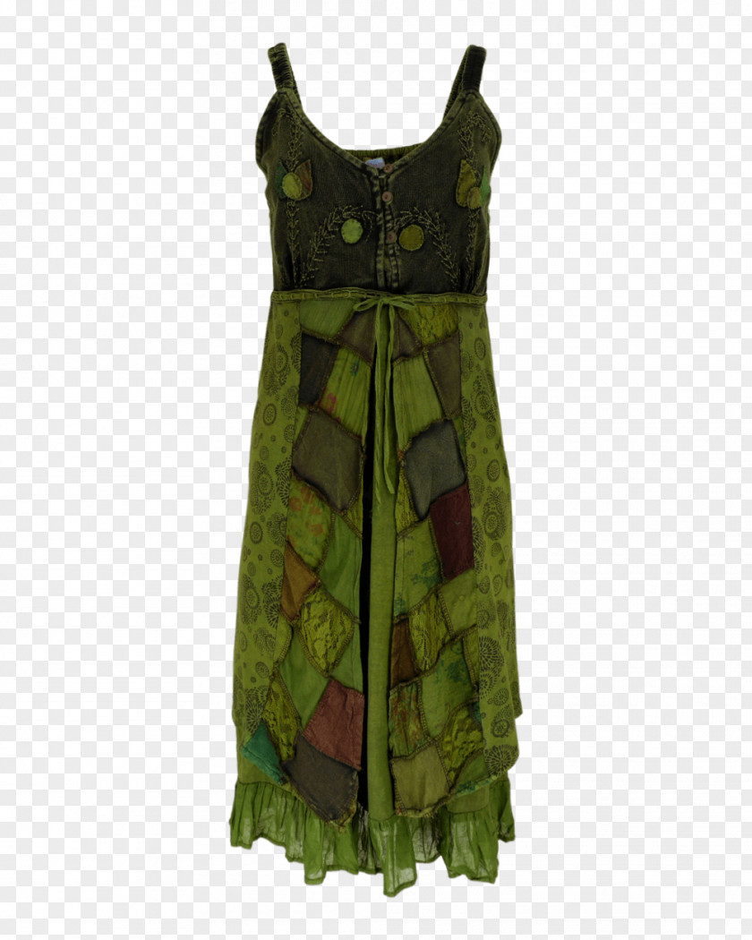 Green Dress Cocktail PNG