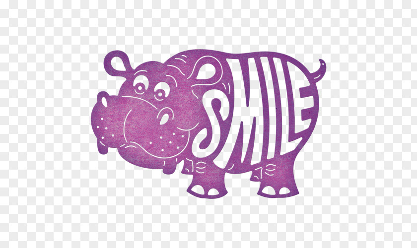 Pig Paper Hippopotamus Die Cutting PNG