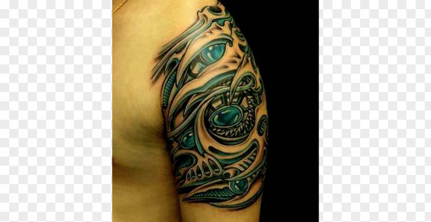 Sleeve Tattoo Biomechanical Art Ink Arm PNG