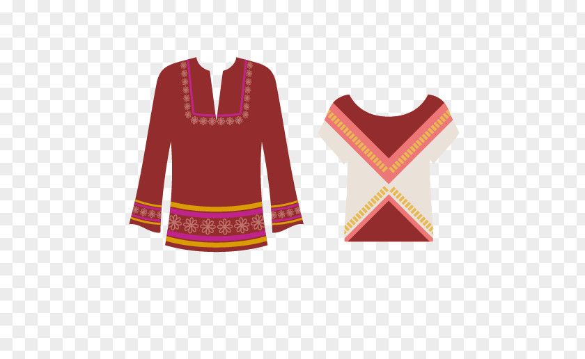 Vector National Wind Jacket T-shirt Clothing Sleeve Folk Costume PNG