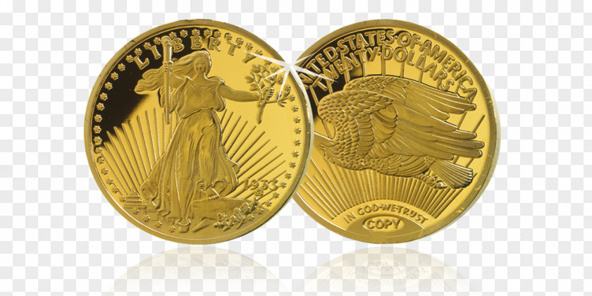 Coin Gold 1933 Double Eagle PNG