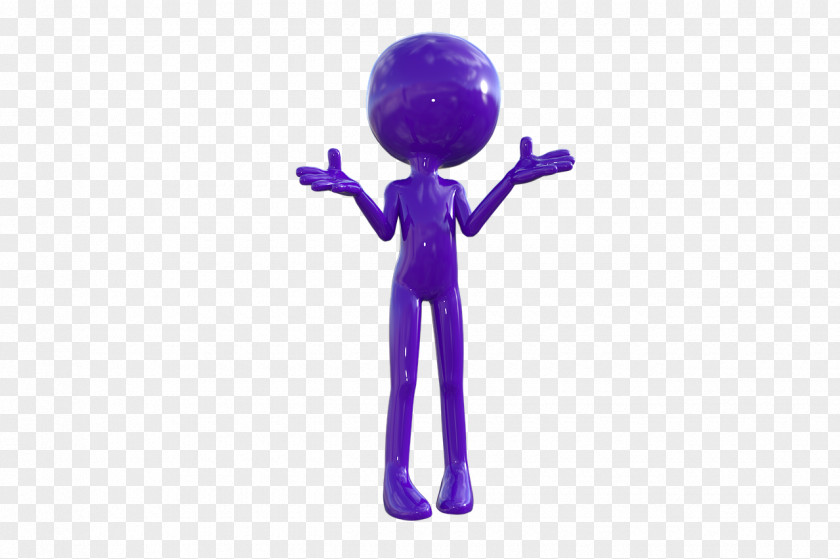 Animation Purple Man Psychic Polygonal Chain 3D Computer Graphics PNG