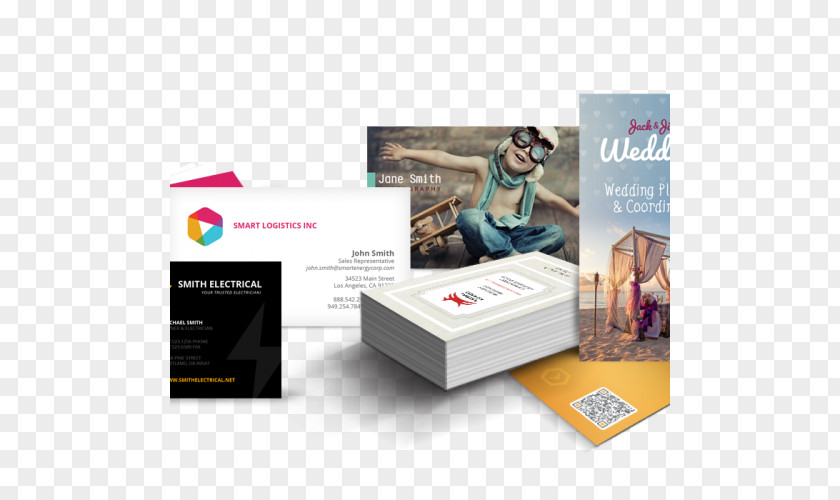 Business Cards Flyer Printing Post Paper PNG
