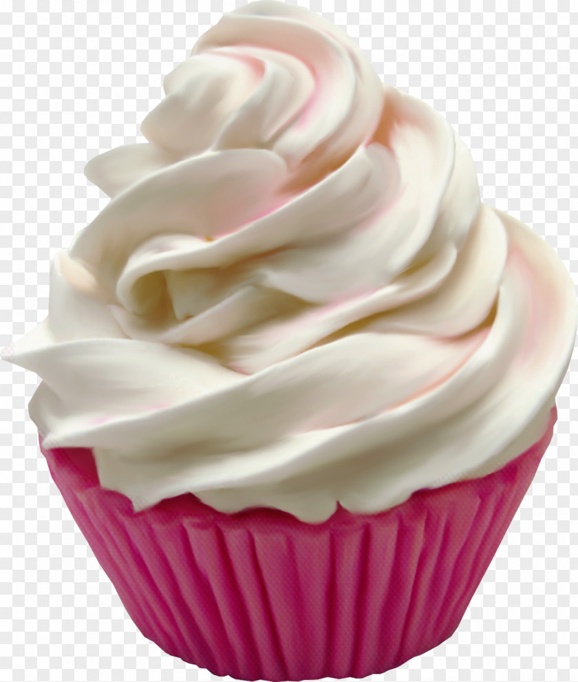 Cupcake Ice Cream Frosting & Icing Food PNG